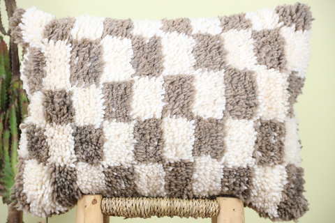 Aelyndron Checkered Pillow Aelyndron Checkered Pillow