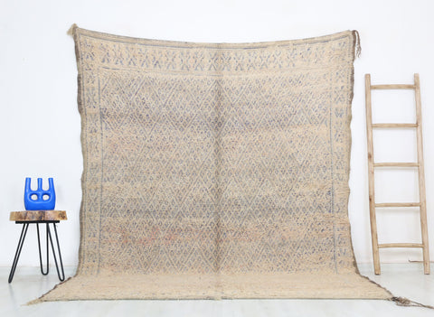 Dunna Vintage Moroccan Rug  6'6" x 8'4" Dunna Vintage Moroccan Rug  6'6" x 8'4"