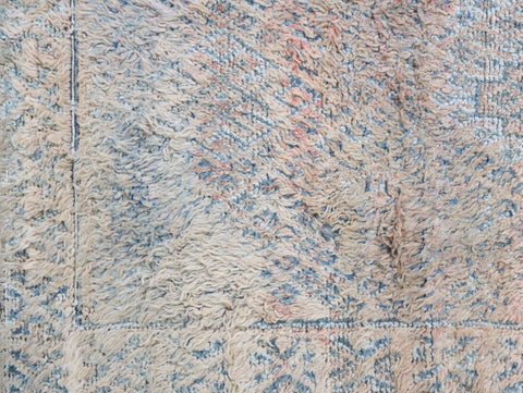 Hennuba Vintage Moroccan Rug  6'7" x 8'9" Hennuba Vintage Moroccan Rug  6'7" x 8'9"