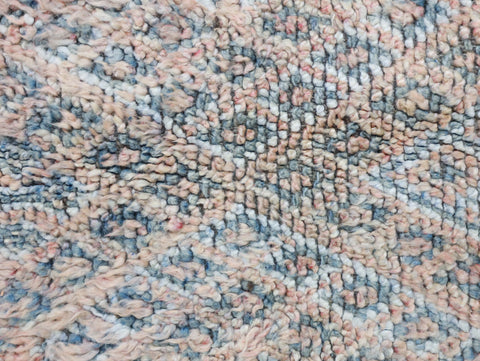 Hennuba Vintage Moroccan Rug  6'7" x 8'9" Hennuba Vintage Moroccan Rug  6'7" x 8'9"