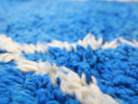 Hissu Beni Ourain Rug  5'8" x 8'4" Hissu Beni Ourain Rug  5'8" x 8'4"