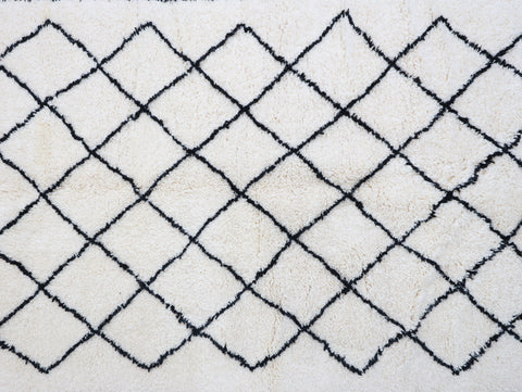 Bbiya Beni Ourain Rug 5'0" x 7'9" Bbiya Beni Ourain Rug 5'0" x 7'9"