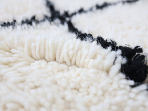 Bbiya Beni Ourain Rug 5'0" x 7'9" Bbiya Beni Ourain Rug 5'0" x 7'9"