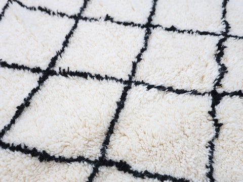 Bbiya Beni Ourain Rug 5'0" x 7'9" Bbiya Beni Ourain Rug 5'0" x 7'9"