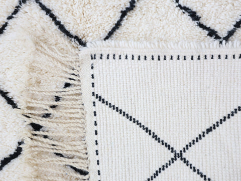 Bbiya Beni Ourain Rug 5'0" x 7'9" Bbiya Beni Ourain Rug 5'0" x 7'9"