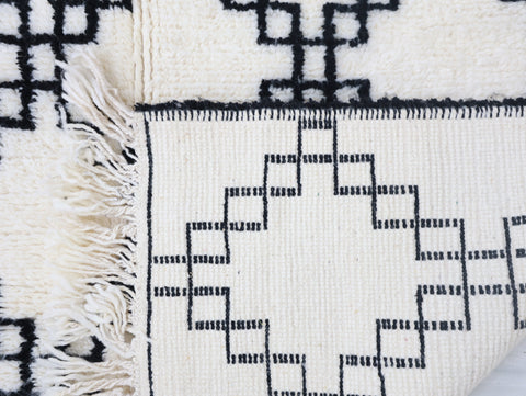 Anella Beni Ourain Rug 5'3" x 8'3" Anella Beni Ourain Rug 5'3" x 8'3"