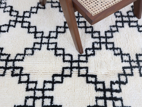Anella Beni Ourain Rug 5'3" x 8'3" Anella Beni Ourain Rug 5'3" x 8'3"