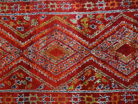 Lila Vintage Moroccan Rug  5'8" x 10'5" Lila Vintage Moroccan Rug  5'8" x 10'5"