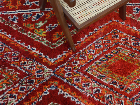 Lila Vintage Moroccan Rug  5'8" x 10'5" Lila Vintage Moroccan Rug  5'8" x 10'5"