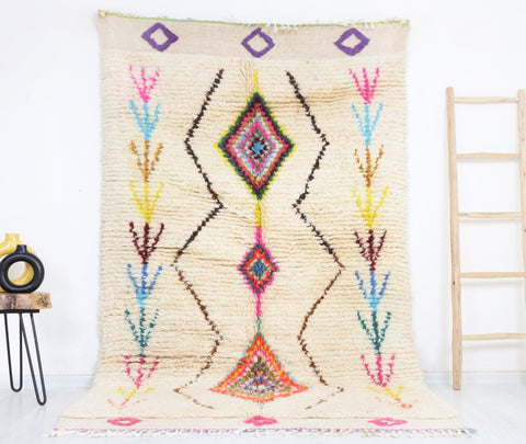 Amghar Moroccan Rug 5'1" x 8'3" Amghar Moroccan Rug 5'1" x 8'3"