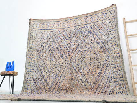 Ouna Vintage Moroccan Rug  7'1" x 10'7" Ouna Vintage Moroccan Rug  7'1" x 10'7"