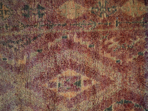 Tirga Vintage Moroccan Rug  6'4" x10'6" Tirga Vintage Moroccan Rug  6'4" x10'6"