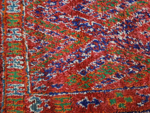 Oussa Vintage Moroccan Rug  6'8" x 11'0" Oussa Vintage Moroccan Rug  6'8" x 11'0"