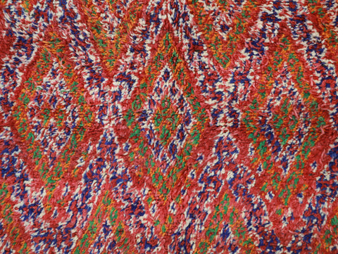 Oussa Vintage Moroccan Rug  6'8" x 11'0" Oussa Vintage Moroccan Rug  6'8" x 11'0"