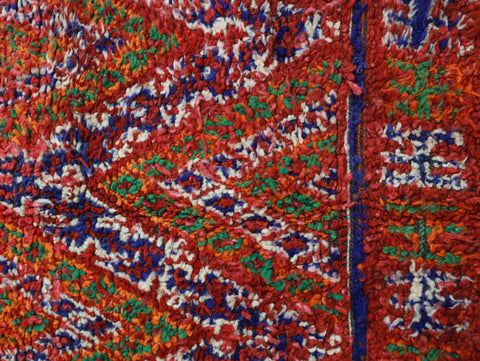 Oussa Vintage Moroccan Rug  6'8" x 11'0" Oussa Vintage Moroccan Rug  6'8" x 11'0"