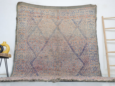 Badida Vintage Moroccan Rug  6'5" x 10'4" Badida Vintage Moroccan Rug  6'5" x 10'4"