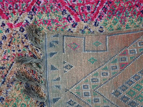 Djanet Vintage Moroccan Rug  6'5" x 11'9" Djanet Vintage Moroccan Rug  6'5" x 11'9"