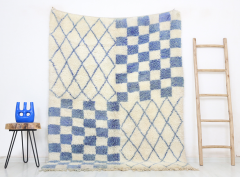 Massin Beni Ourain Rug  5'2" x 6'8" Massin Beni Ourain Rug  5'2" x 6'8"