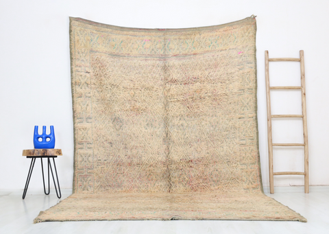 Taharit Vintage Moroccan Rug  6'4" x 10'3" Taharit Vintage Moroccan Rug  6'4" x 10'3"