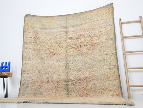 Taharit Vintage Moroccan Rug  6'4" x 10'3" Taharit Vintage Moroccan Rug  6'4" x 10'3"