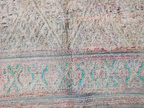Taharit Vintage Moroccan Rug  6'4" x 10'3" Taharit Vintage Moroccan Rug  6'4" x 10'3"