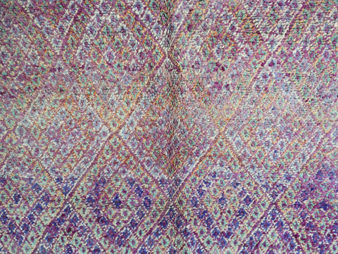 Kahina Vintage Moroccan Rug  6'4" x9'4" Kahina Vintage Moroccan Rug  6'4" x9'4"