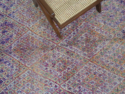 Kahina Vintage Moroccan Rug  6'4" x9'4" Kahina Vintage Moroccan Rug  6'4" x9'4"