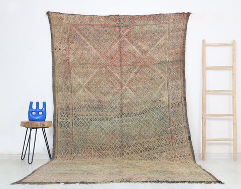 Sefruy  Vintage Moroccan Rug  5'6" x 9'6" Sefruy  Vintage Moroccan Rug  5'6" x 9'6"