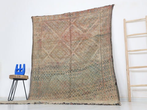 Sefruy  Vintage Moroccan Rug  5'6" x 9'6" Sefruy  Vintage Moroccan Rug  5'6" x 9'6"