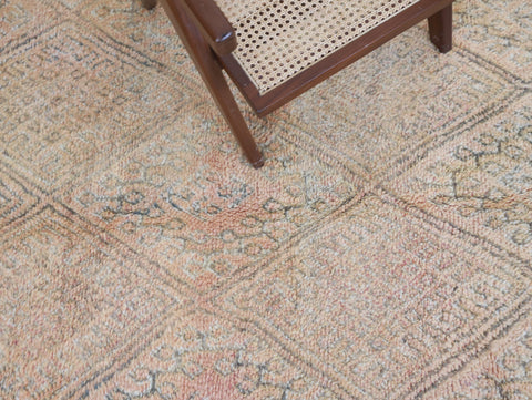 Tighilt Vintage Moroccan Rug  7'2" x12'6" Tighilt Vintage Moroccan Rug  7'2" x12'6"