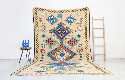 Cilyan Vintage Moroccan Rug  6'3" x12'1" Cilyan Vintage Moroccan Rug  6'3" x12'1"