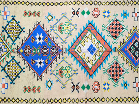 Cilyan Vintage Moroccan Rug  6'3" x12'1" Cilyan Vintage Moroccan Rug  6'3" x12'1"