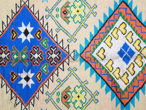 Cilyan Vintage Moroccan Rug  6'3" x12'1" Cilyan Vintage Moroccan Rug  6'3" x12'1"
