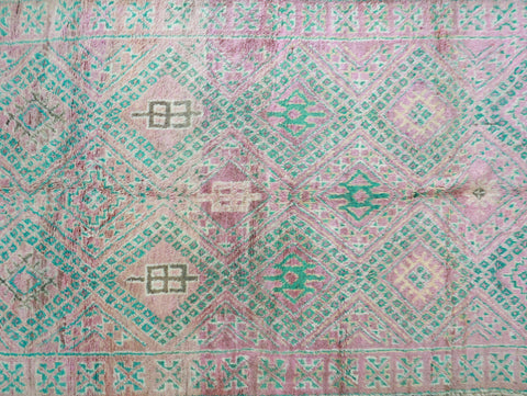 Aniza Vintage Moroccan Rug  6'3" x9'8" Aniza Vintage Moroccan Rug  6'3" x9'8"