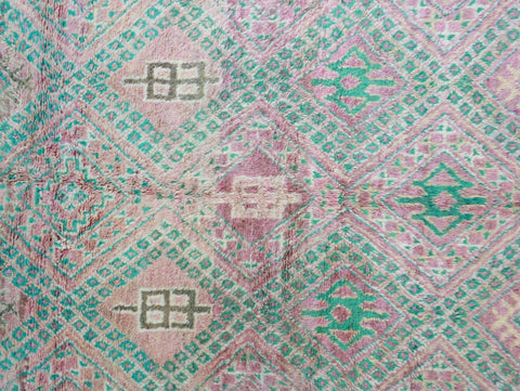 Aniza Vintage Moroccan Rug  6'3" x9'8" Aniza Vintage Moroccan Rug  6'3" x9'8"
