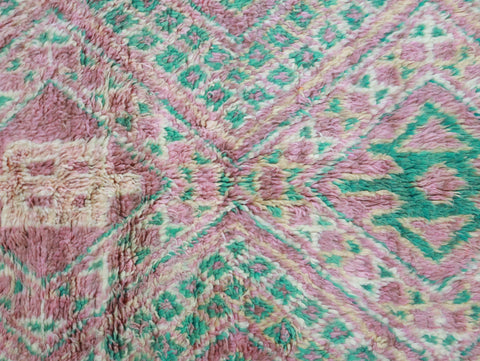 Aniza Vintage Moroccan Rug  6'3" x9'8" Aniza Vintage Moroccan Rug  6'3" x9'8"