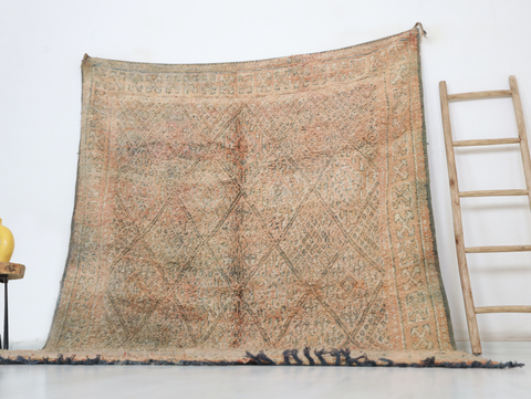 Timont Vintage Moroccan Rug  7'1" x9'9" Timont Vintage Moroccan Rug  7'1" x9'9"
