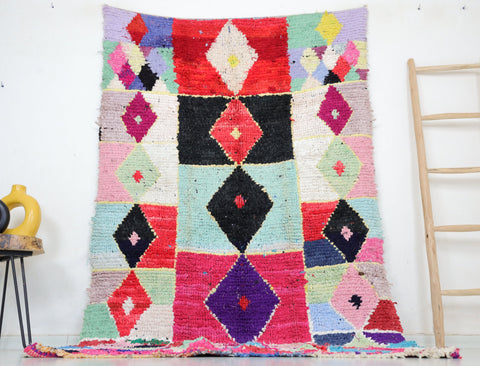 Bahya Moroccan Rug 4'6" x 8'3" Bahya Moroccan Rug 4'6" x 8'3"