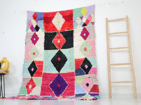 Bahya Moroccan Rug 4'6" x 8'3" Bahya Moroccan Rug 4'6" x 8'3"