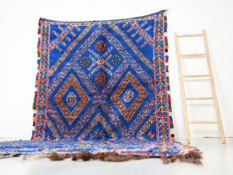 Bassou Vintage Moroccan Rug  6'2" x 12'7" Bassou Vintage Moroccan Rug  6'2" x 12'7"