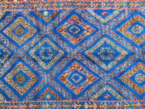 Bassou Vintage Moroccan Rug  6'2" x 12'7" Bassou Vintage Moroccan Rug  6'2" x 12'7"