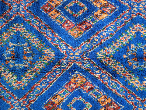 Bassou Vintage Moroccan Rug  6'2" x 12'7" Bassou Vintage Moroccan Rug  6'2" x 12'7"
