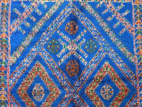 Bassou Vintage Moroccan Rug  6'2" x 12'7" Bassou Vintage Moroccan Rug  6'2" x 12'7"