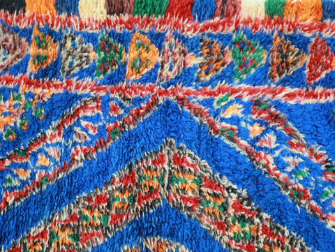 Bassou Vintage Moroccan Rug  6'2" x 12'7" Bassou Vintage Moroccan Rug  6'2" x 12'7"