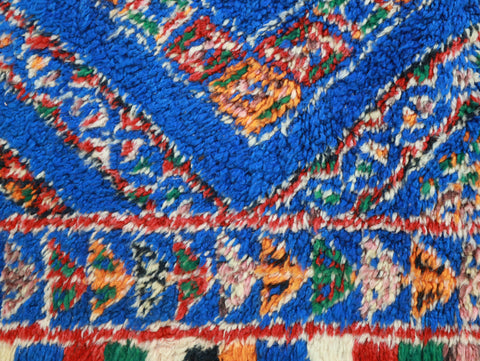 Bassou Vintage Moroccan Rug  6'2" x 12'7" Bassou Vintage Moroccan Rug  6'2" x 12'7"