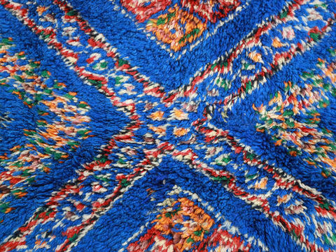 Bassou Vintage Moroccan Rug  6'2" x 12'7" Bassou Vintage Moroccan Rug  6'2" x 12'7"