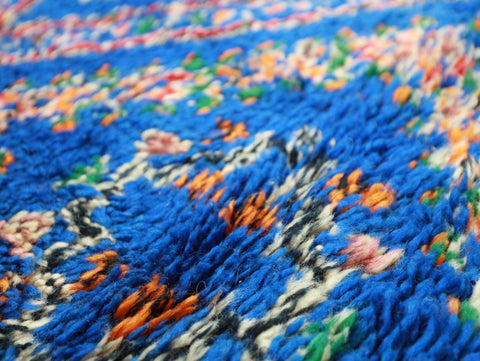 Bassou Vintage Moroccan Rug  6'2" x 12'7" Bassou Vintage Moroccan Rug  6'2" x 12'7"