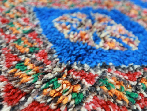 Bassou Vintage Moroccan Rug  6'2" x 12'7" Bassou Vintage Moroccan Rug  6'2" x 12'7"