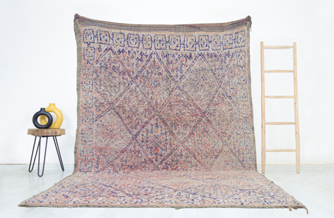 Aṣil Vintage Moroccan Rug 6'1" x 11' Aṣil Vintage Moroccan Rug 6'1" x 11'