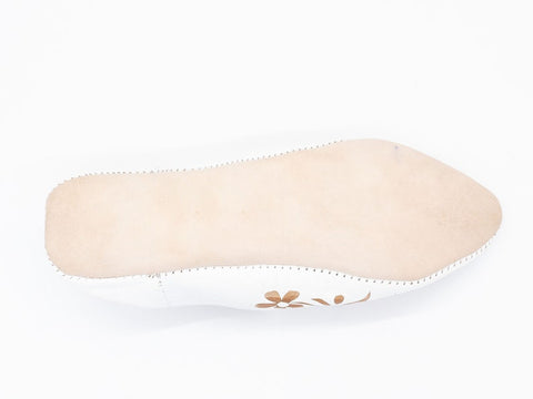 Moroccan White Women Babouche Moroccan White Women Babouche